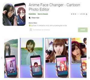 Anime Face Changer - Foto Editor